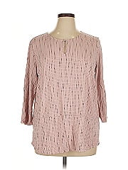 Liz Claiborne Career 3/4 Sleeve T Shirt