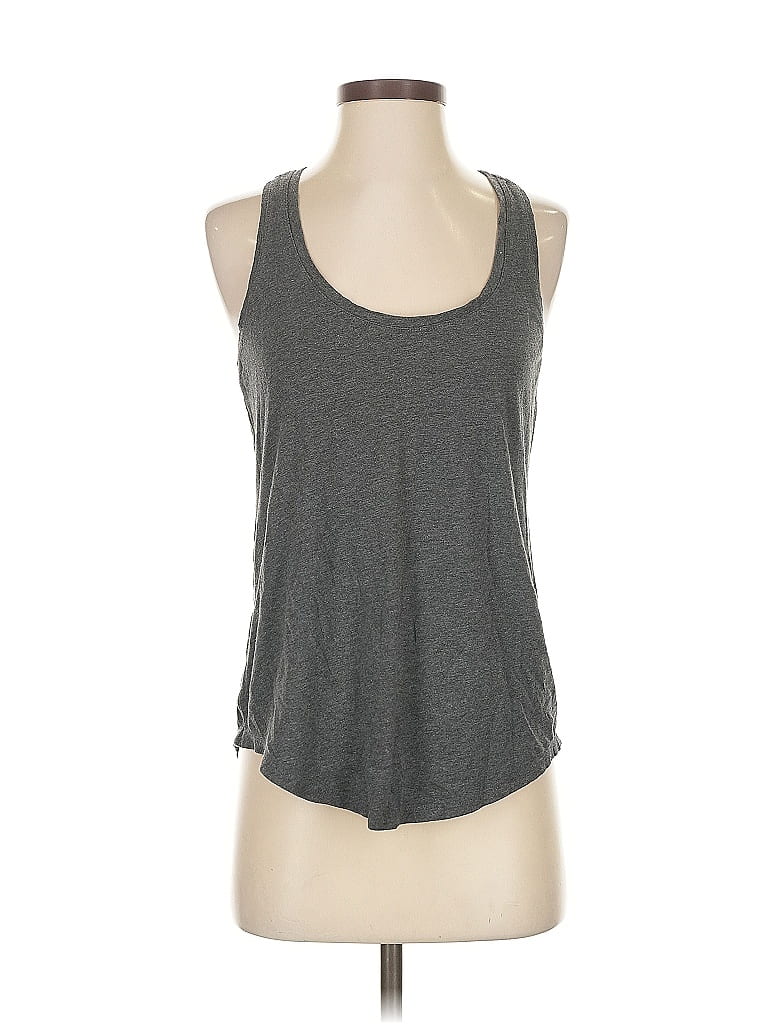 Pre-owned Core 10 Tank Top Gray Halter Neckline Tops
