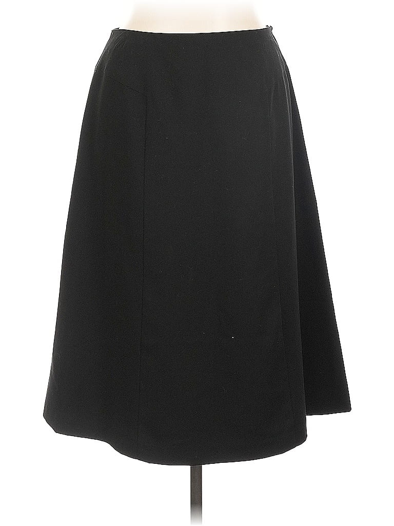 Pre-owned Evan Picone Formal Skirt In Black