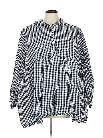 Zapelle 3/4 Sleeve Button-Down Shirt (view 1)
