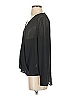 DKNY 100% Polyester Black Long Sleeve Blouse Size S - photo 5