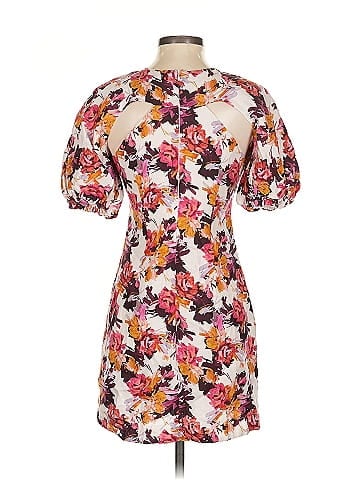 Nicholas Floral Puff Sleeve Dress (view 2)
