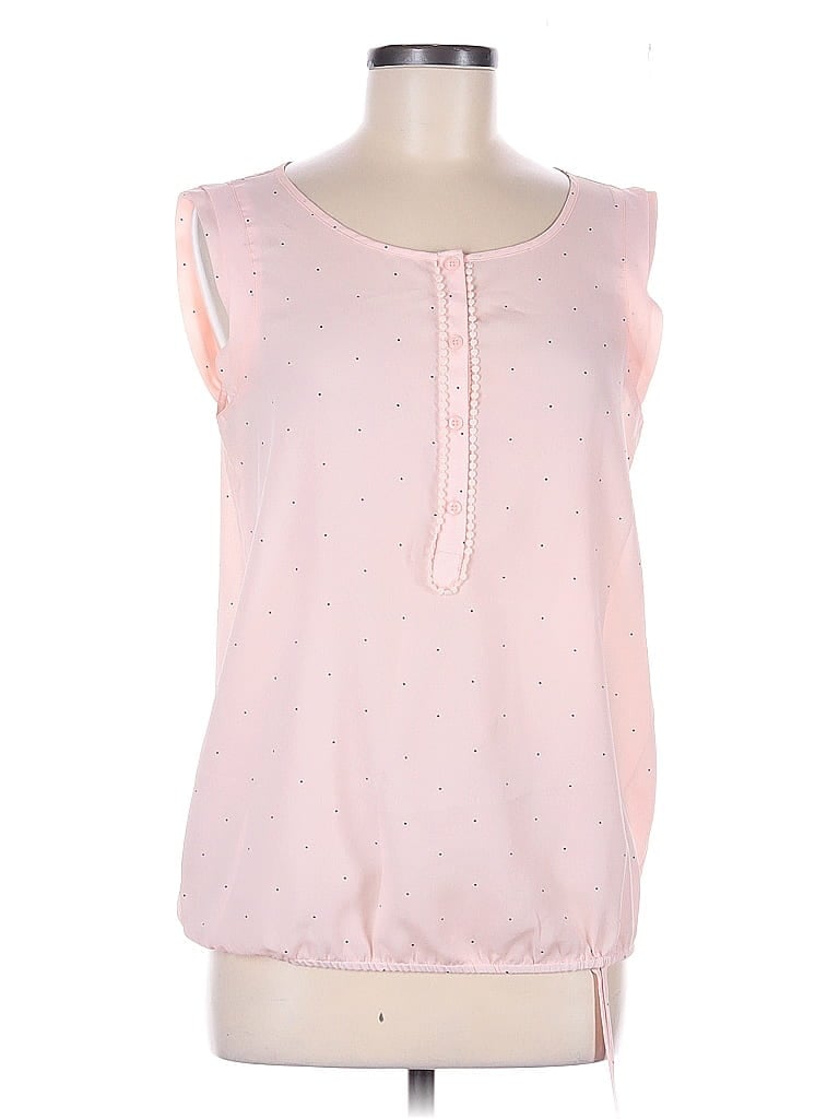 Pre-owned Ann Taylor Loft Outlet Sleeveless Blouse In Pink