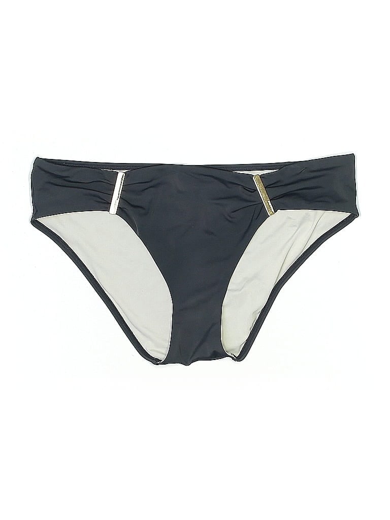 Pre-owned Victoria's Secret Swimsuit Bottoms In Gray