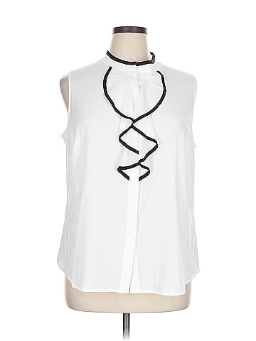 Calvin Klein Sleeveless Blouse (view 1)