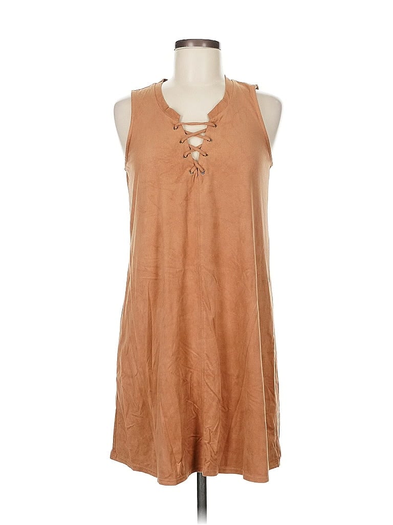 Pre-owned Eyeshadow Casual Dress In Brown