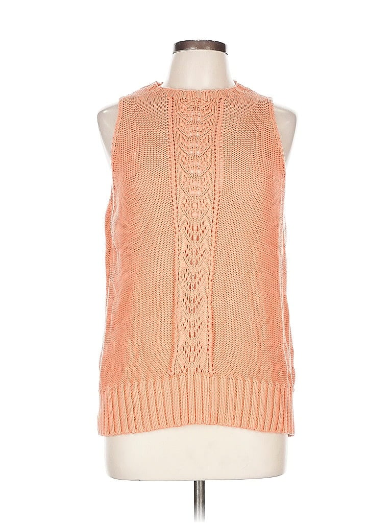 Pre-owned Feller Sweater Vest In Orange