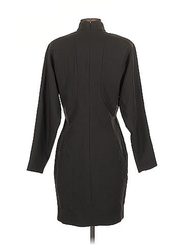 Nicole Miller Collection Puff Sleeve Button Dress (view 2)