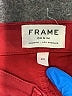FRAME Denim 100% Cotton Burgundy Red Jeggings Size 27 waist - photo 3