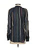 Derek Lam 10 Crosby 100% Viscose Black Striped Button Down Top Size 0 - photo 2