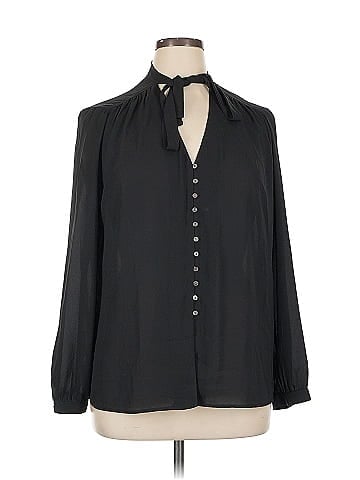 Karen Kane Long Sleeve Blouse (view 1)