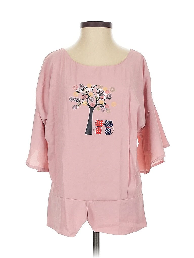 Assorted Brands 3/4 Sleeve Blouse In Multi