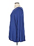 LOGO by Lori Goldstein Blue Long Sleeve T-Shirt Size XL - photo 4