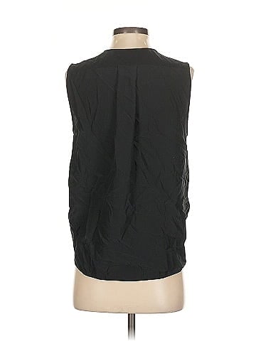 Rag & Bone Black Sleeveless Victor Blouse (view 2)