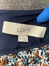 Ann Taylor LOFT 100% Rayon Animal Print Blue Casual Dress Size 0 - photo 7
