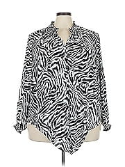 Belle By Kim Gravel Long Sleeve Blouse