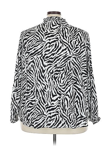 Belle By Kim Gravel Long Sleeve Blouse (view 2)