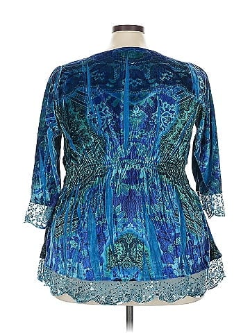 One World 3/4 Sleeve Blouse (view 2)