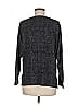 Nally & Millie Chevron-herringbone Gray Pullover Sweater Size M - photo 2