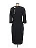 Black Halo Solid Black Cocktail Dress Size 8 - photo 2