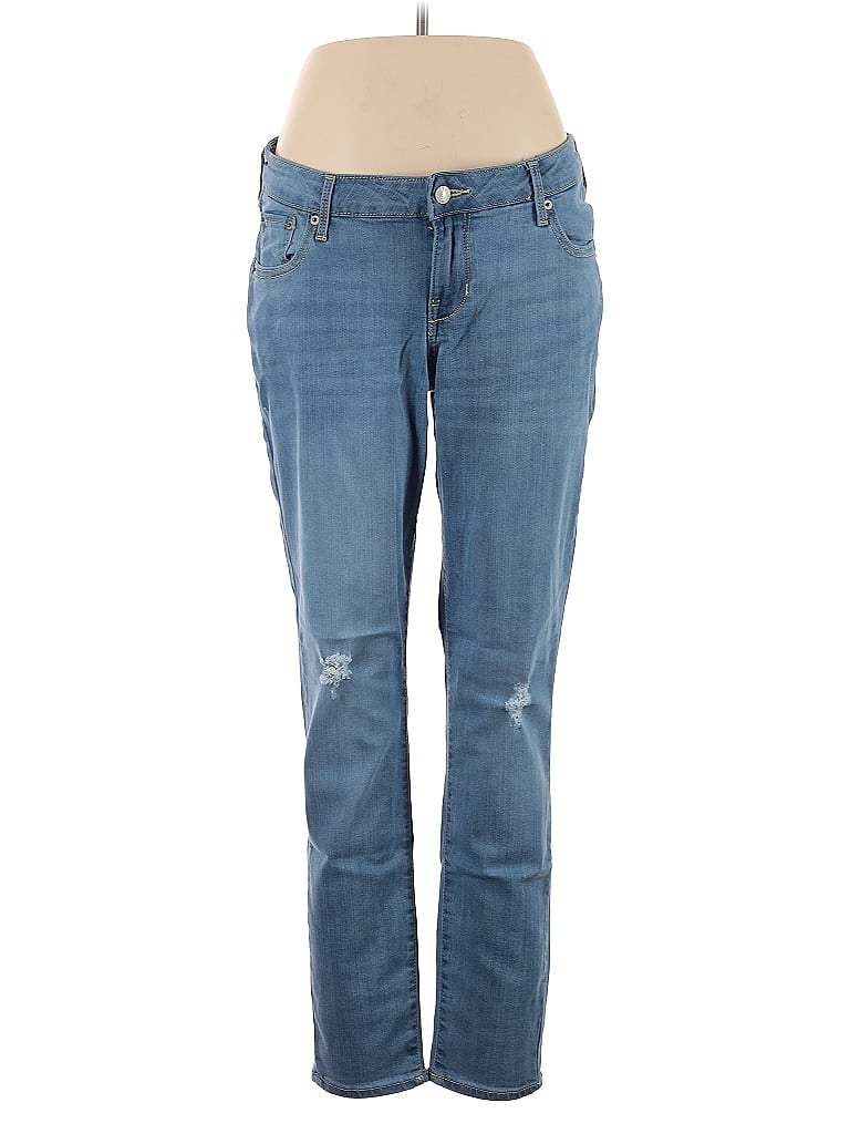 Old Navy Hearts Blue Jeans Size 14 - photo 1