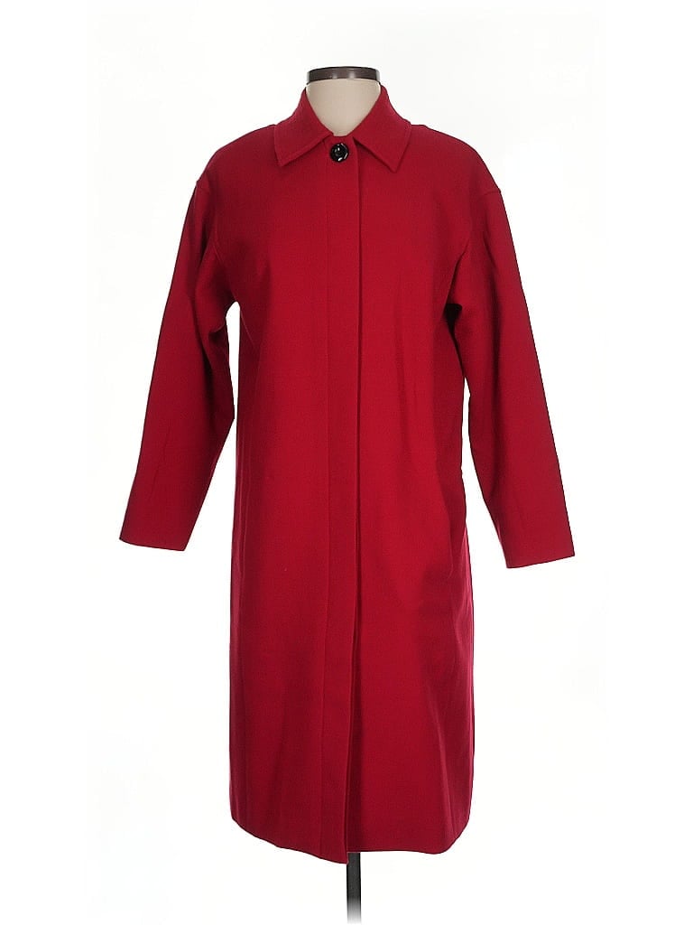 Worth New York Solid Red Wool Coat Size 2 - 4 - photo 1