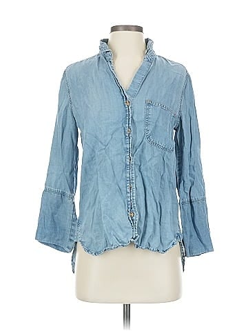 Cloth & Stone 3/4 Sleeve Button-Down Shirt (view 1)