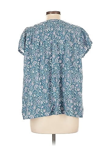 Lucky Brand Short Sleeve Blouse (view 2)
