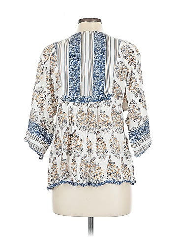 Lucky Brand 3/4 Sleeve Blouse (view 2)