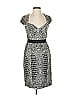 Betsey Johnson 100% Polyester Animal Print Silver Cocktail Dress Size 2 - photo 1