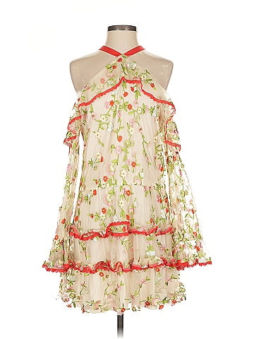 Alexis Ivory Floral Adeline Dress (view 1)