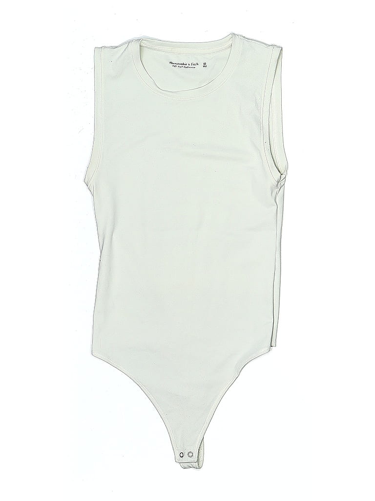 Pre-owned Abercrombie & Fitch Bodysuit In White