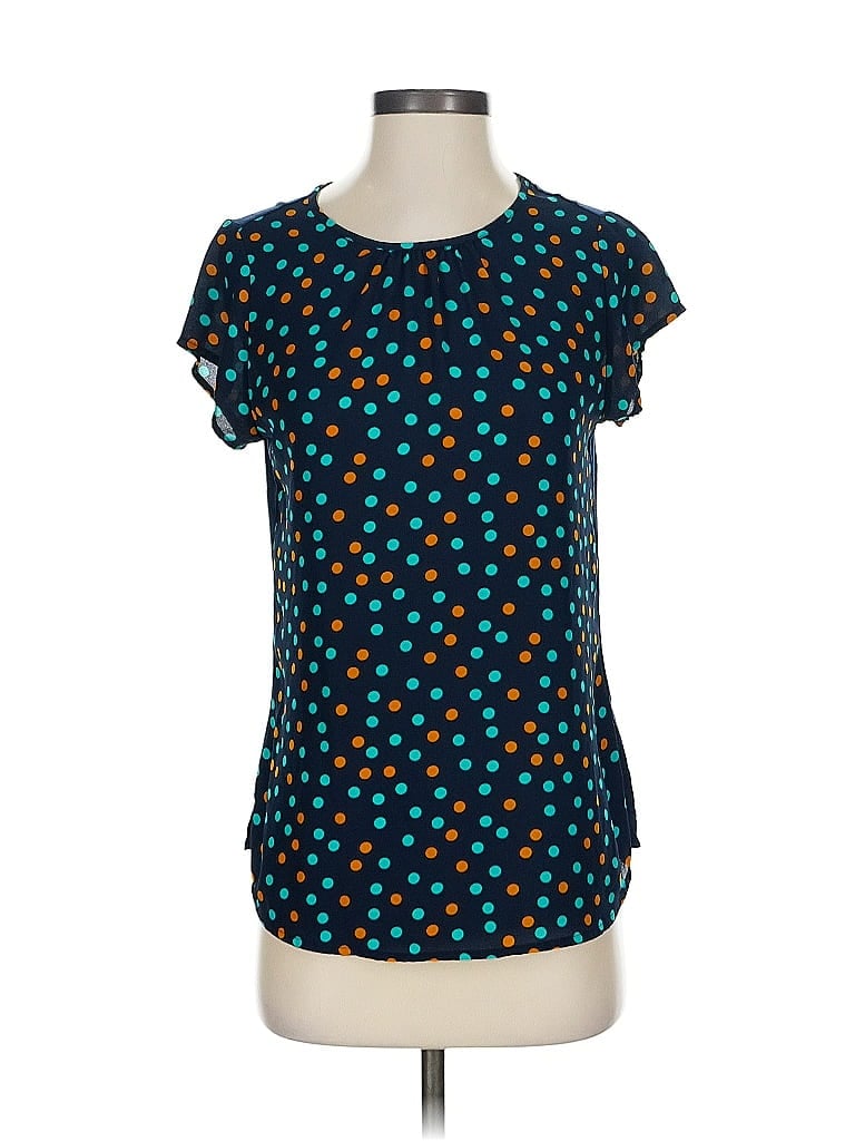 Pre-owned Van Heusen Short Sleeve T-shirt In Blue