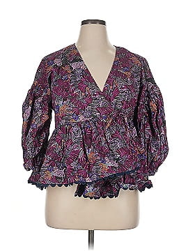 Kika Vargas X Target 3/4 Sleeve Blouse