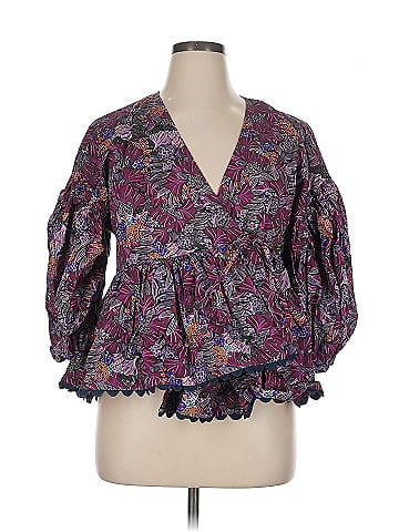 KIKA VARGAS X TARGET 3/4 Sleeve Blouse (view 1)