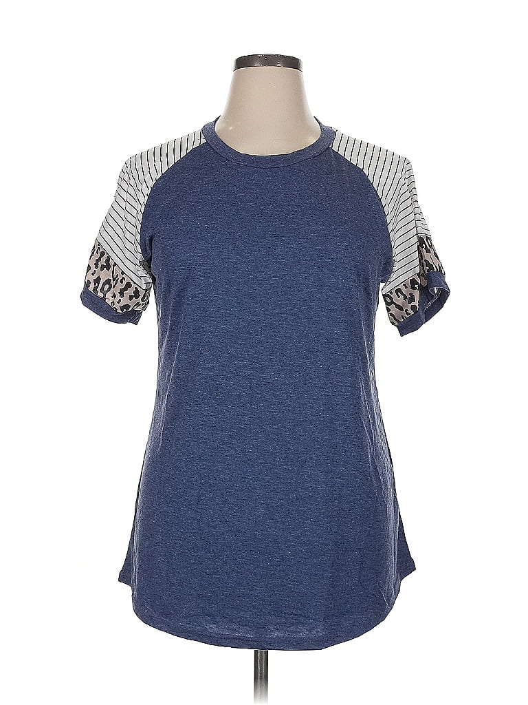 Pre-owned Epretty Short Sleeve T-shirt In Blue