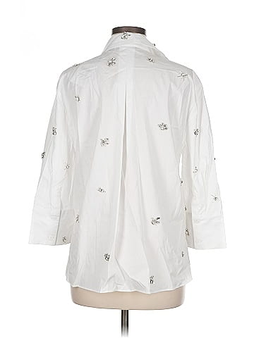 Assorted Brands 3/4 Sleeve Button-Down Shirt (view 2)