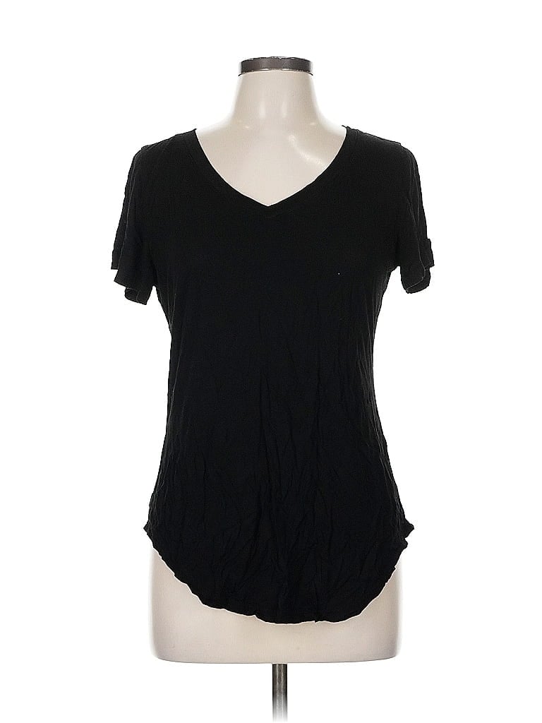 Pre-owned Unbranded Short Sleeve T-shirt In Black
