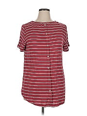 Pink Clover Short Sleeve Henley