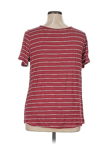 Pink Clover Short Sleeve Henley (view 2)