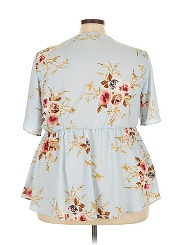 BLOOMCHIC Short Sleeve Blouse (view 2)