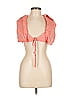 Matthew Bruch 100% Linen Orange Red Vest with Triangle Top Size Lg (3) - photo 1
