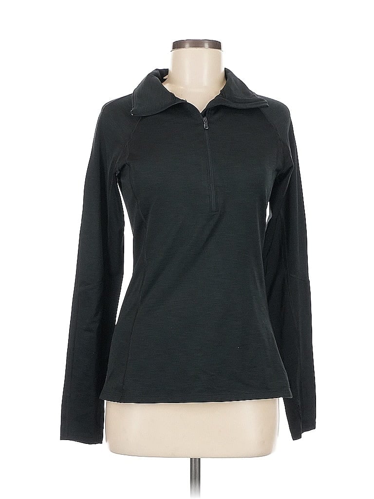 Pre-owned Under Armour Long Sleeve Polo Shirt In Black