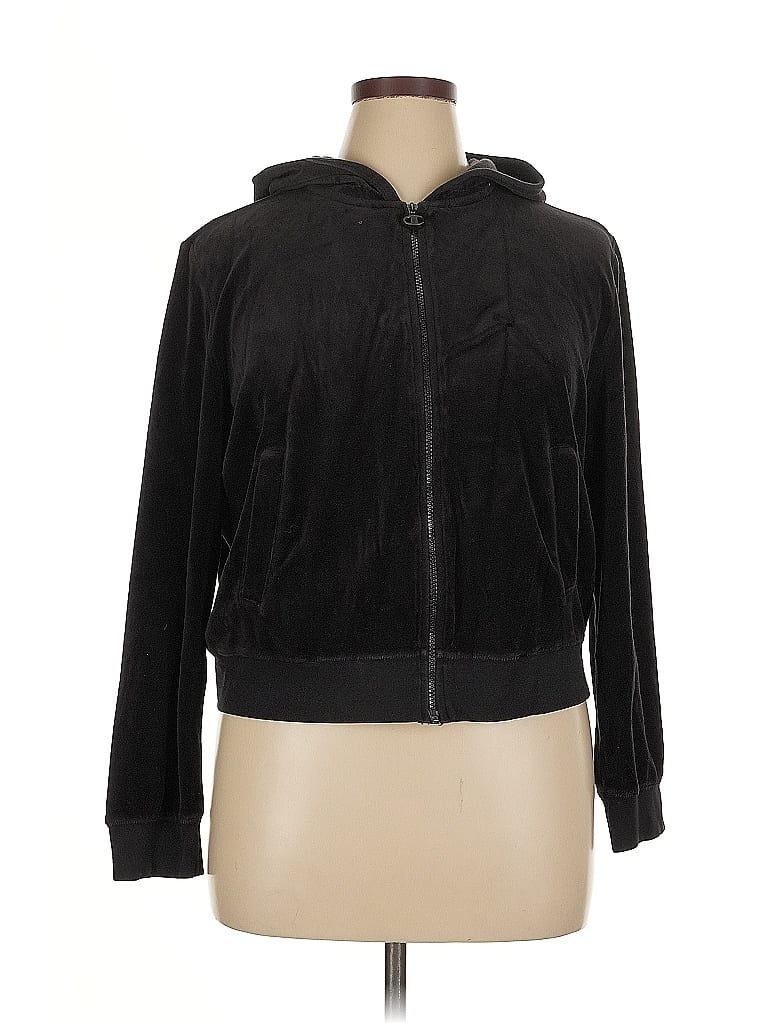 Click to view more detailed imagery on our partner's website Pre-owned Champion Zip Up Hoodie In Black