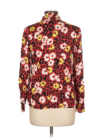 The Kooples Floral Tie Neck Top (view 2)