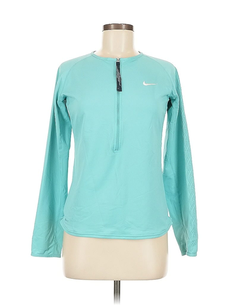 NIKE Pre-owned Long Sleeve T-shirt In Blue