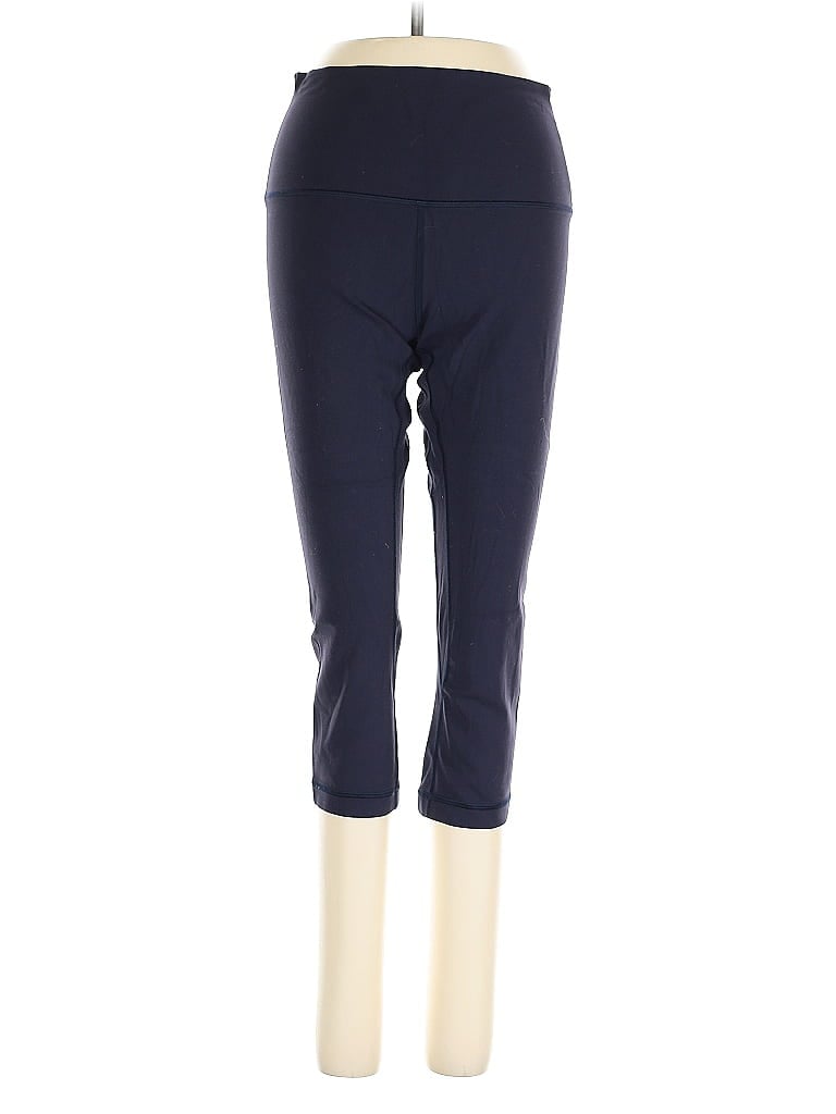 Pre-owned Lululemon Athletica Active Pants In Blue