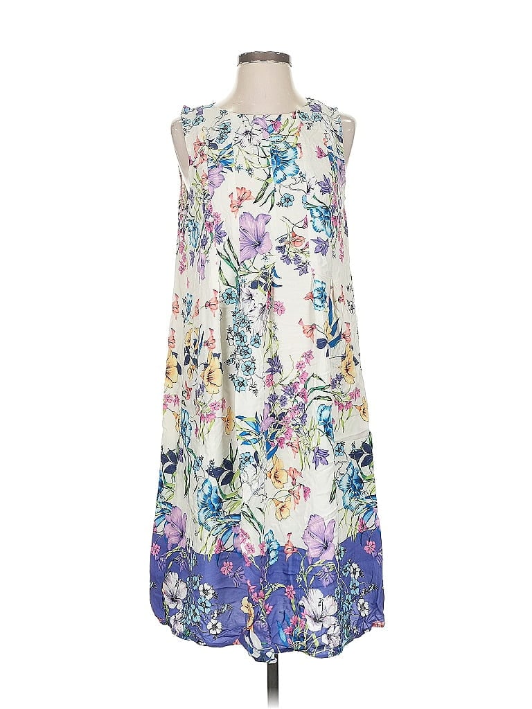 Pre-owned Jjill Casual Dress In Purple