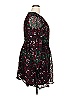 ML Monique Lhuillier 100% Polyester Paisley Black Casual Dress Size 20 - photo 3