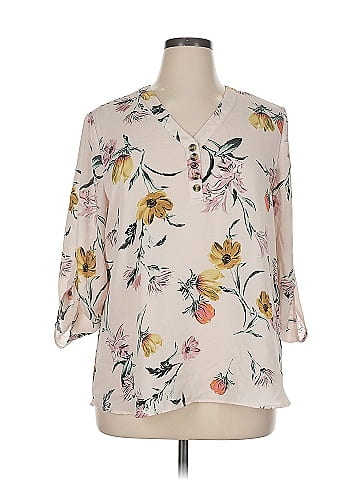 Maurices 3/4 Sleeve Blouse (view 1)
